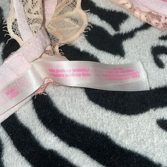 EUC Victoria’s Secret pink ombré underwire date push-up bralette size medium - Picture 7 of 11